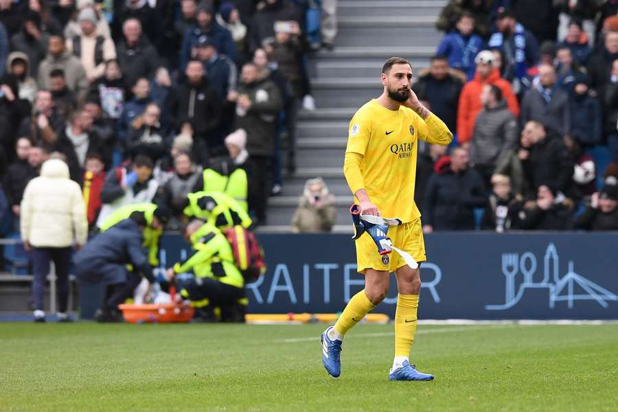 Donnarumma received his marching orders