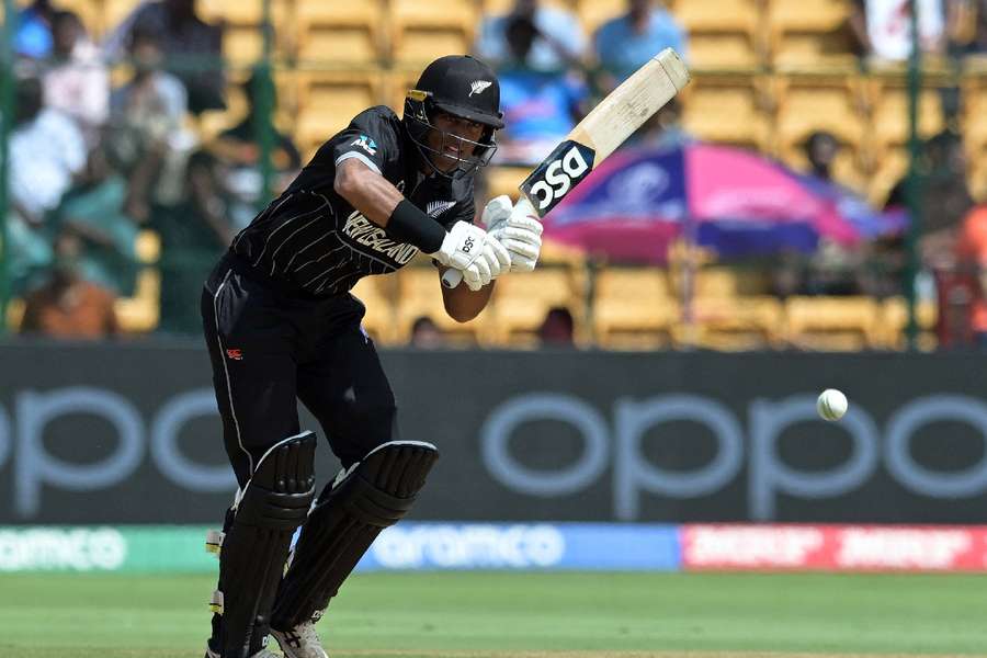 Rachin Ravindra in action for New Zealand 