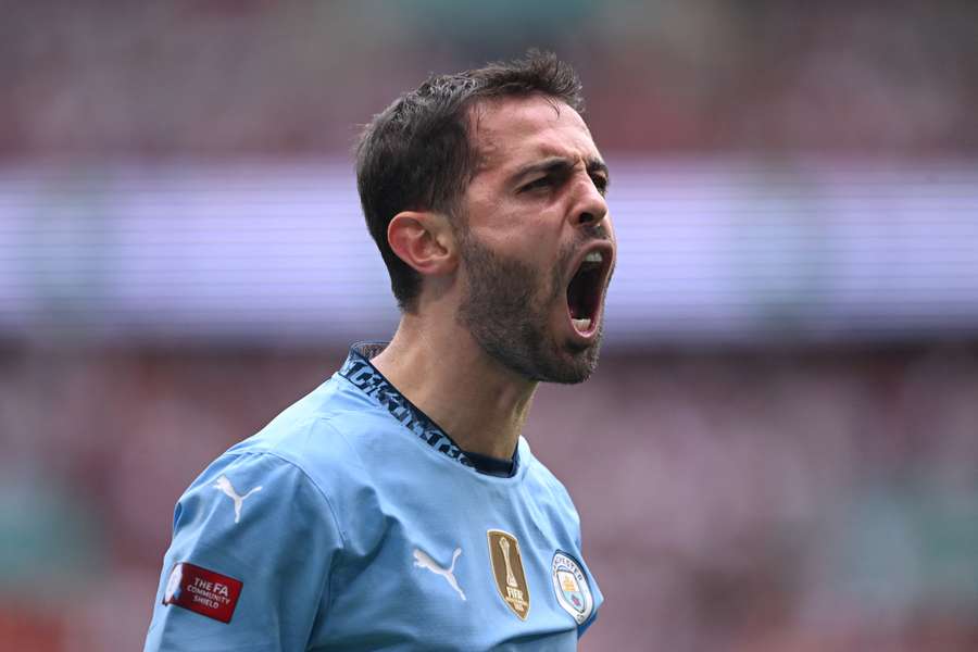 Bernardo Silva scoorde de late gelijkmaker tegen United