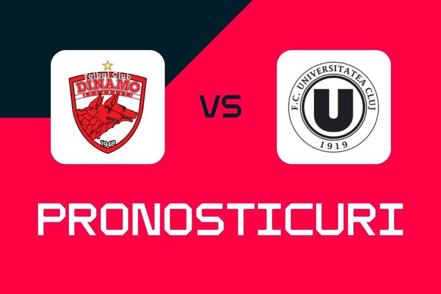 Dinamo - U Cluj - Pronosticuri, cele mai bune pariuri și cote Superliga