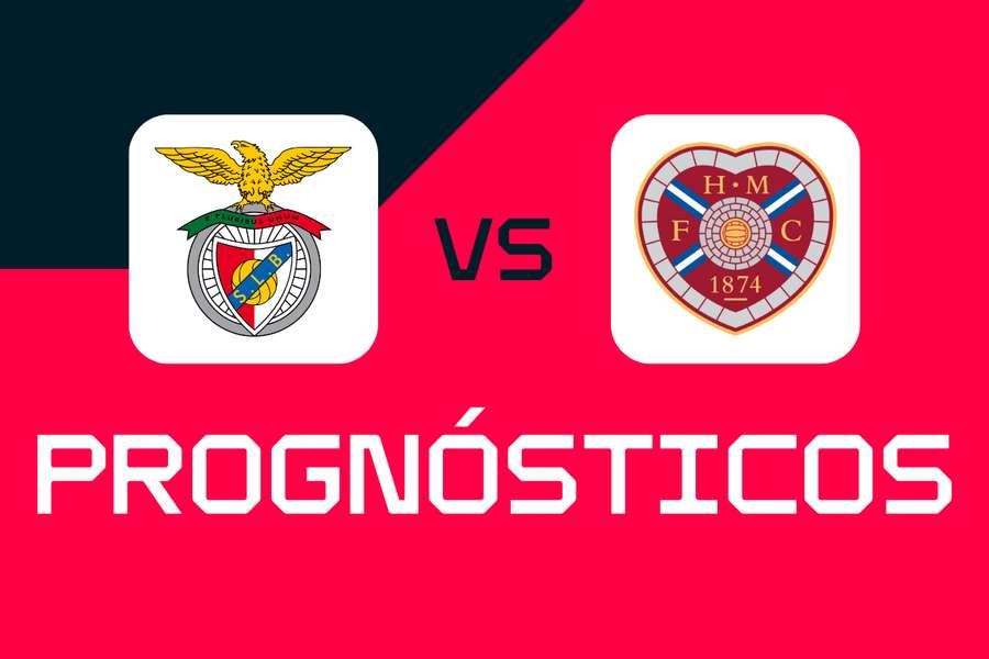 Benfica - Hearts: Prognósticos, melhores apostas e odds (Liga Europa) Benfica - Hearts: Prognósticos, melhores apostas e odds (Liga Europa)