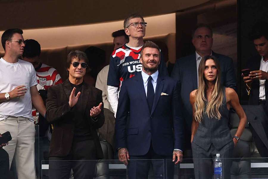Tom Cruise, David Beckham e Victoria Beckham