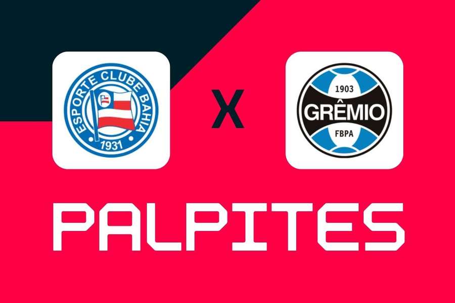 Bahia entra como favorito nas casas de apostas contra o Grêmio
