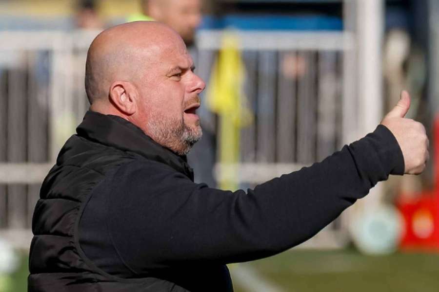 Trenér Opavy Roman Nádvorník.