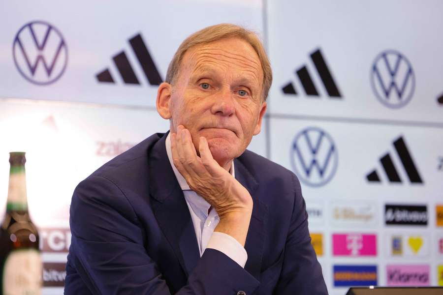 Hans-Joachim Watzke at the presentation of national team manager Jurgen Klopp Hans-Joachim Watzke at the presentation of national team manager Jurgen Klopp