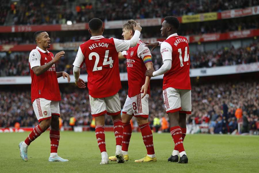 Arsenal a controlat jocul și s-a impus pe teren propriu în fața lui Nottingham