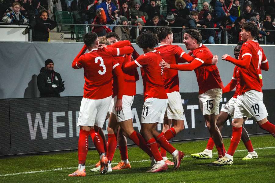Österreichs U21-Kicker wollen gegen Dänemark jubeln.