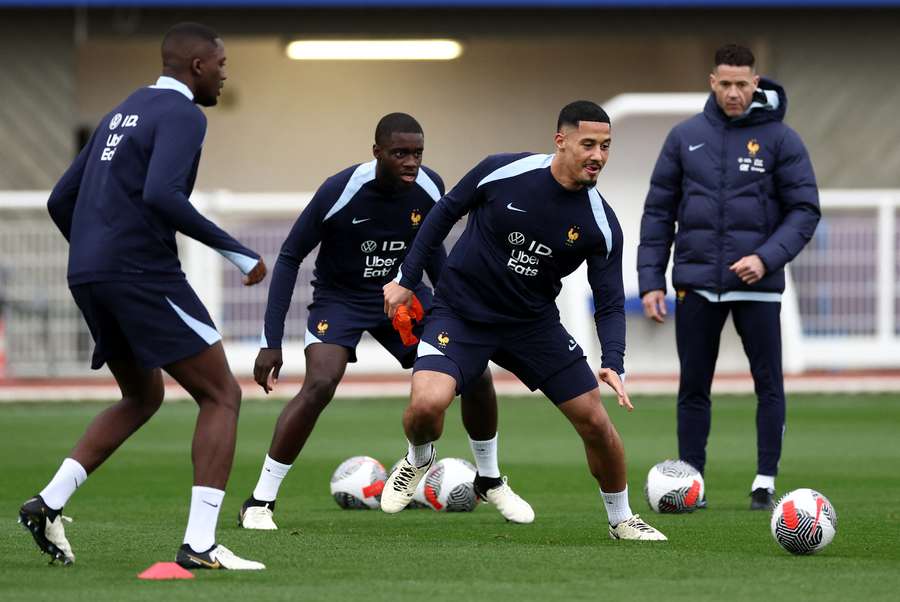 William Saliba is set for a rare start for France against Chile