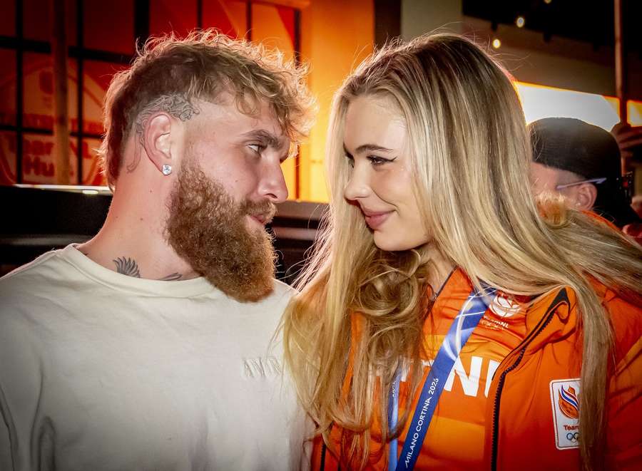 Jake Paul and Jutta Leerdam