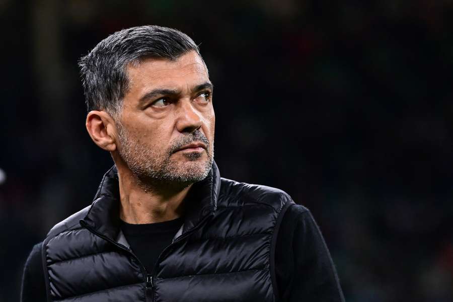 Sérgio Conceição durante o Milan-Atalanta