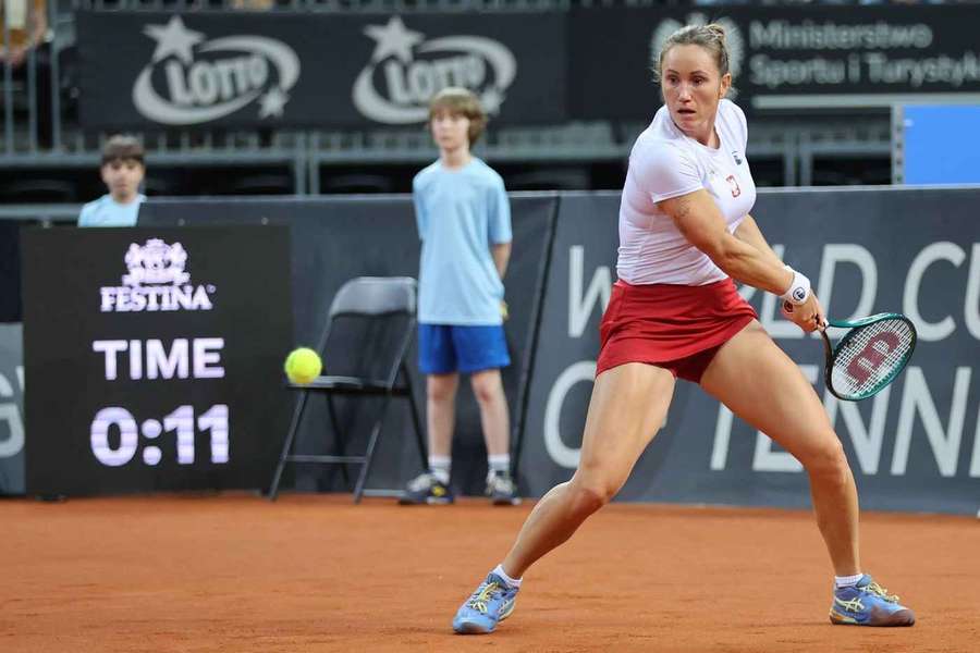 Katarzyna Kawa po świetnym meczu zagra w finale turnieju tenisowego w chińskim Huzhou