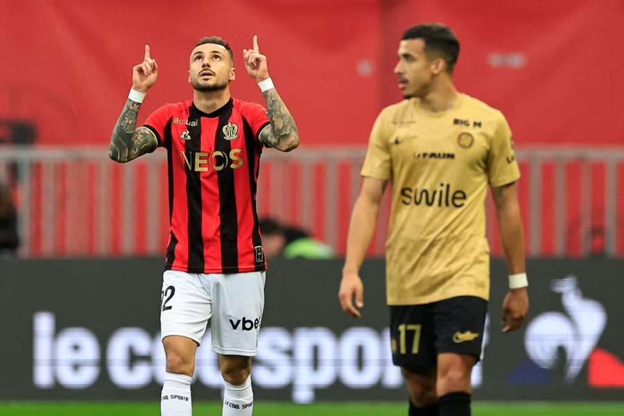 Clauss celebra su gol