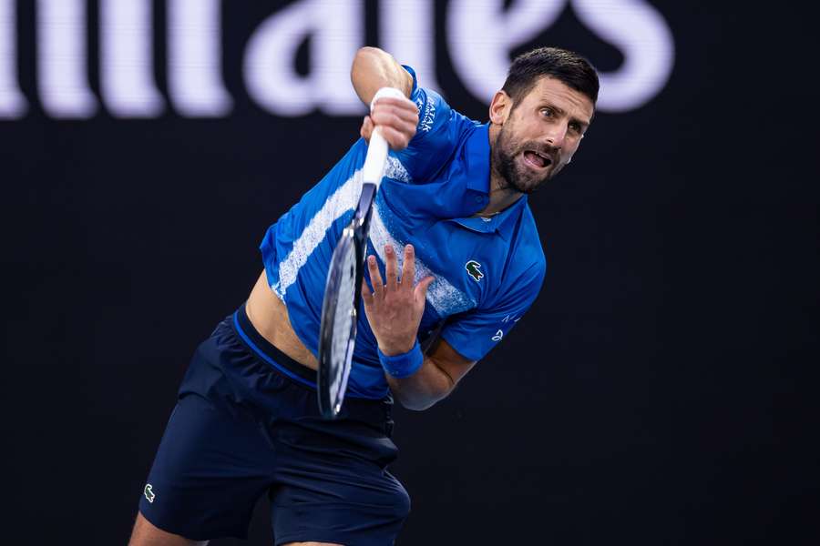 Novak Djokovic will play his second-round match at the Australian Open on Wednesday