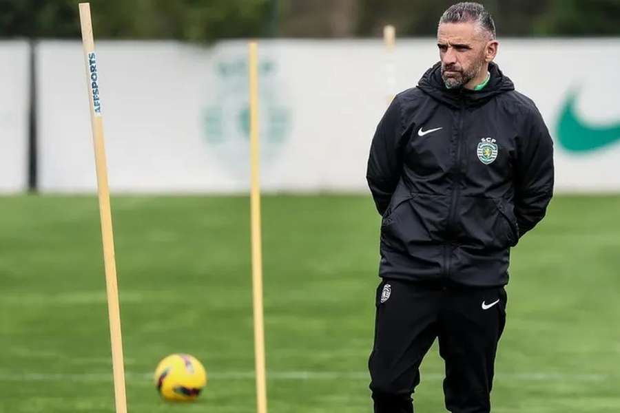 Rui Borges, treinador do Sporting Rui Borges, treinador do Sporting