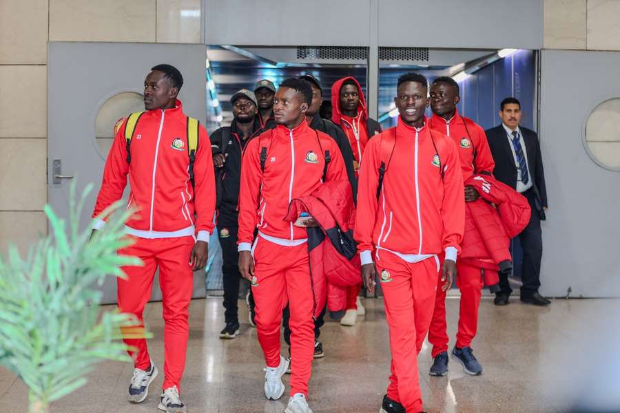 Kenya Rising Stars arrive in Egypt