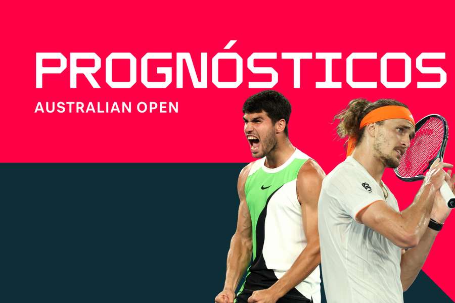 Alcaraz - Zverev: Prognósticos, melhores apostas e odds (Open da Austrália)