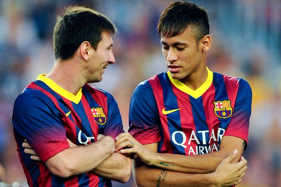 Messi y Neymar en su etapa en Barcelona