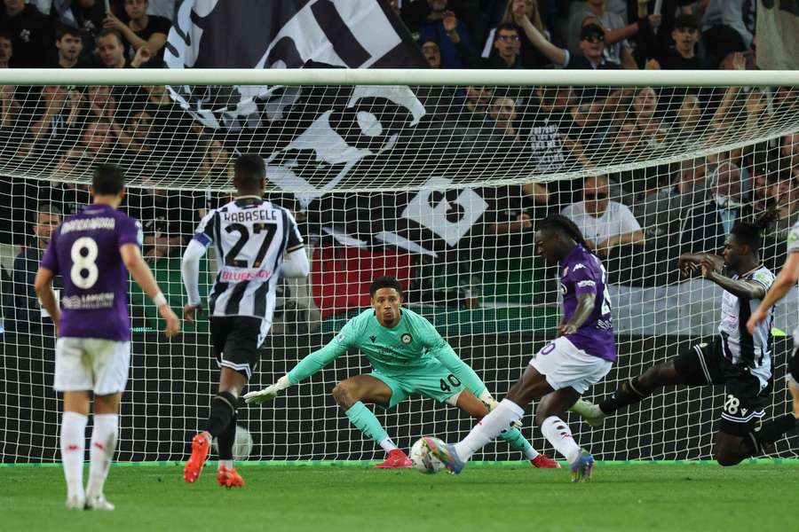 Moise Kean was the hero for Fiorentina