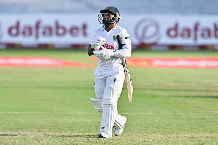Temba Bavuma made scores of three and one in the first test