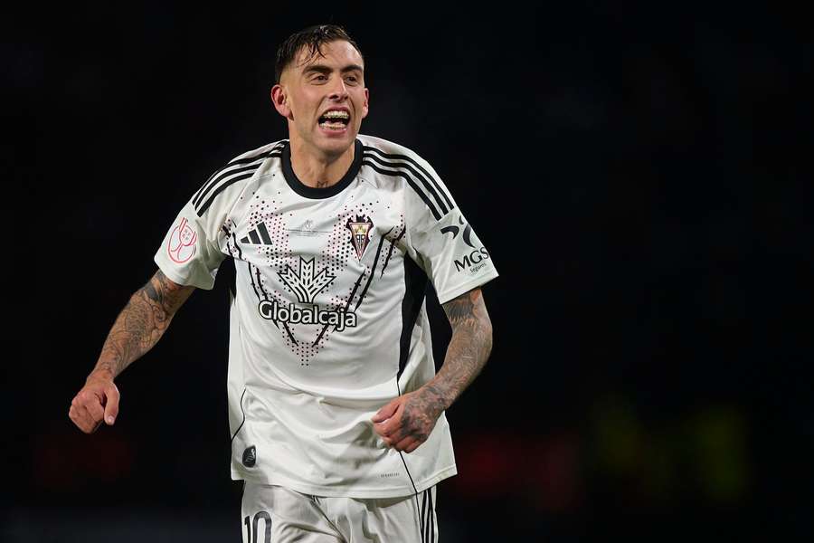 Jefte Betancor, eroul lui Albacete, sărbătorește un gol