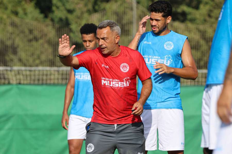 Fábio Pereira, treinador da União de Leiria Fábio Pereira, treinador da União de Leiria