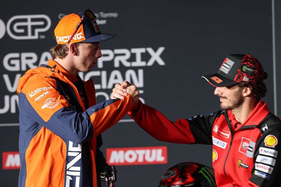 Pedro Acosta e Francesco Bagnaia Pedro Acosta e Francesco Bagnaia