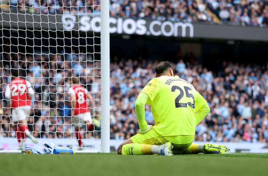 Havertz aproveitou a falha de Donnarumma e deixou tudo igual no Etihad