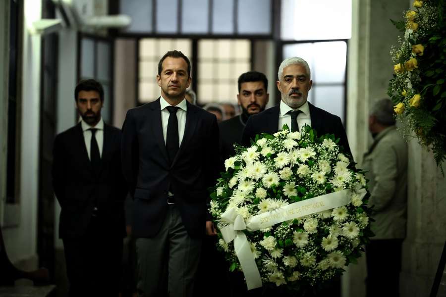 Frederico Varandas marcou presença no velório