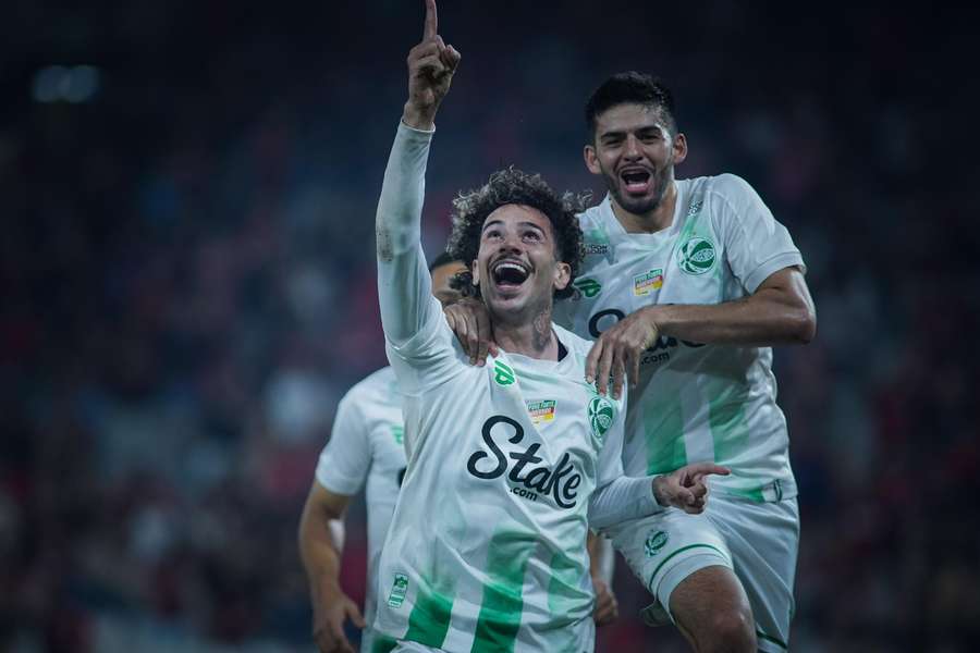 Yan Souto fez o gol da vitória do Juventude na Ligga Arena