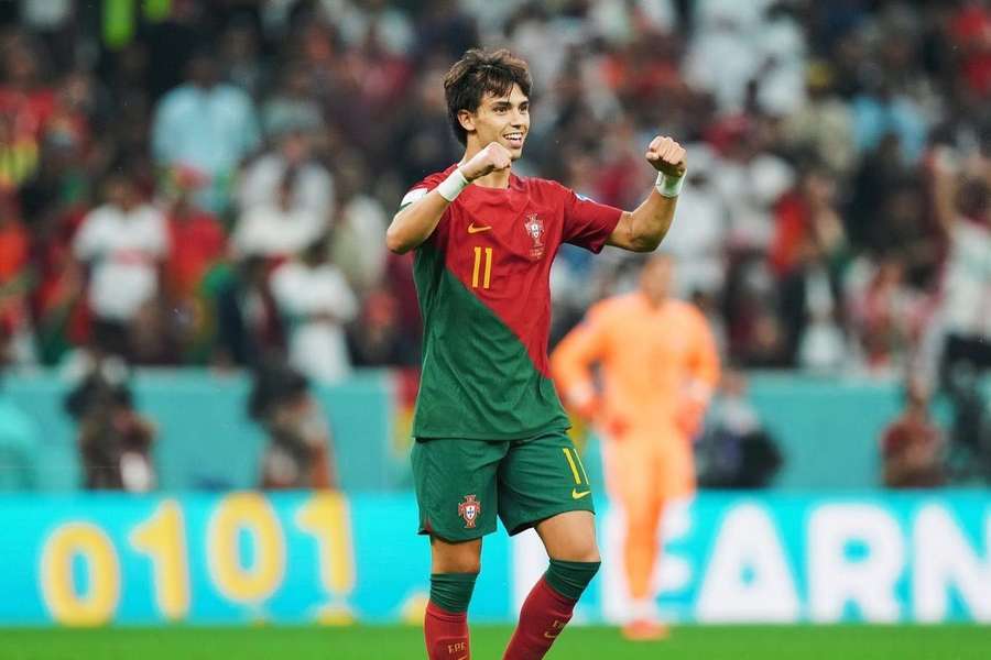 Joao Felix representing Portugal at the World Cup