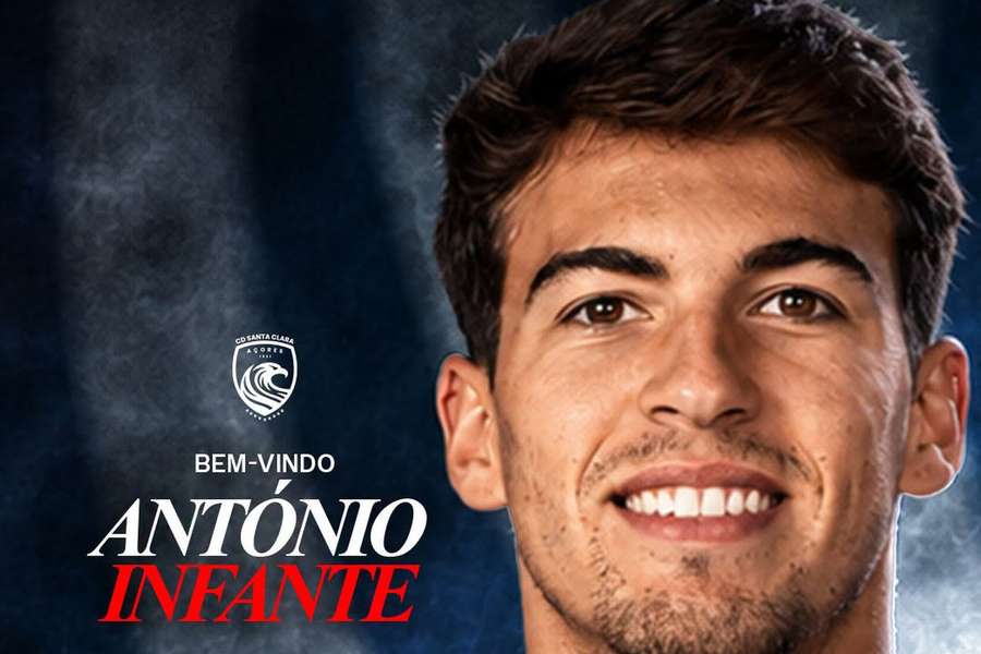 António Infante já assinou pelo Santa Clara António Infante já assinou pelo Santa Clara