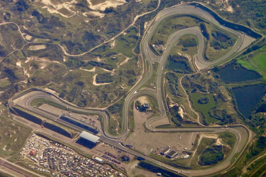 Luftaufnahme des Circuit Park Zandvoort