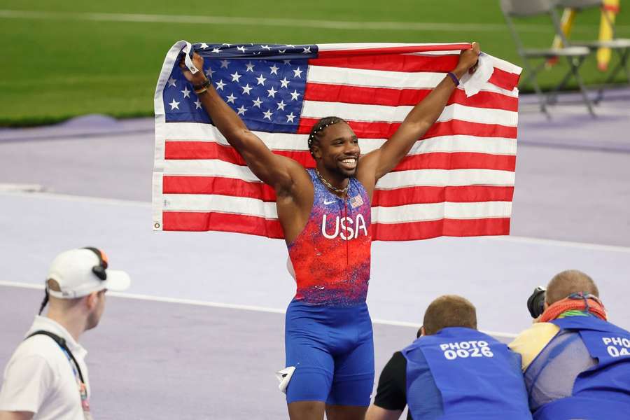 Noah Lyles won de 100 meter bij de mannen