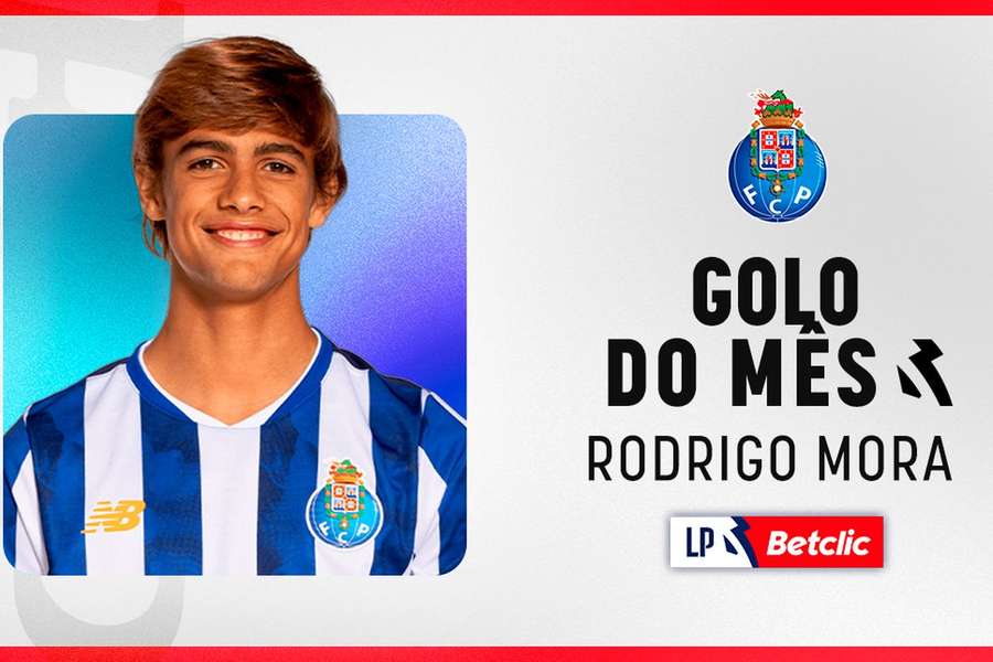 Rodrigo Mora marcou o melhor golo de maio