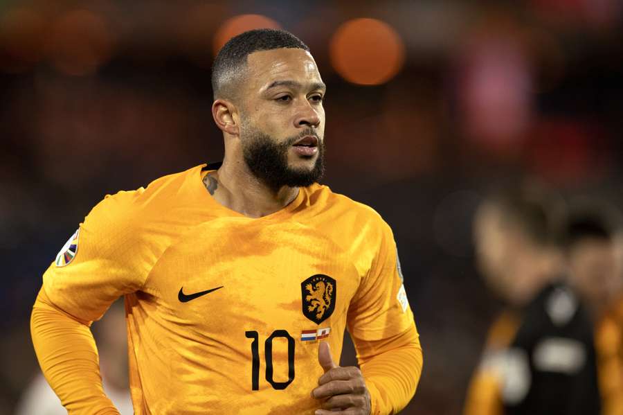 Memphis Depay kan niet voor het Nederlands elftal uitkomen tijdens de finaleronde van de Nations League