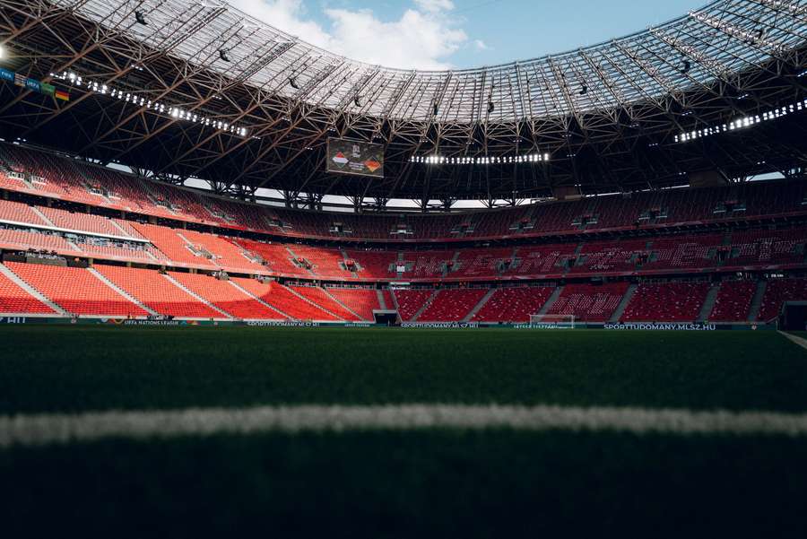 Puskas Arena, o estádio nacional húngaro, recebe a final Puskas Arena, o estádio nacional húngaro, recebe a final