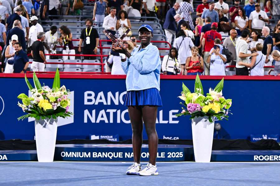 Victoria Mboko, who entered the WTA Montreal tournament as a wildcard, won the final over Naomi Osaka.