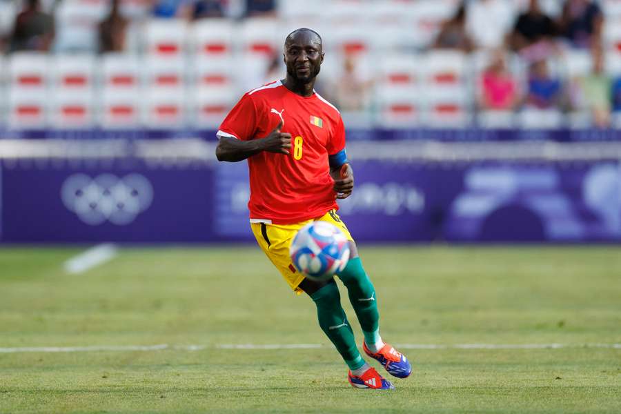 Naby Keita during the Men's group A match between Guinea and New Zealand