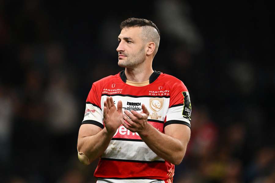 May's final match for Gloucester was a loss to South Africa's Sharks in the Challenge Cup final