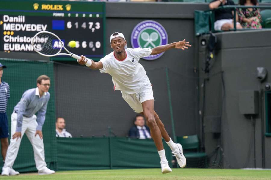 A chegada de Eubanks aos quartos de final de Wimbledon foi inspiradora