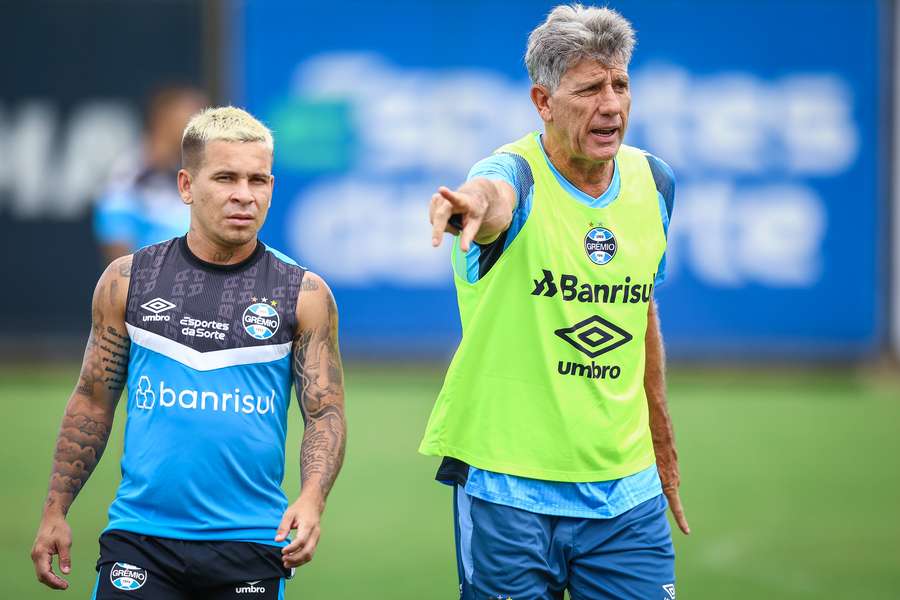 Soteldo e Renato Gaúcho trabalharam juntos no Grêmio em 2024