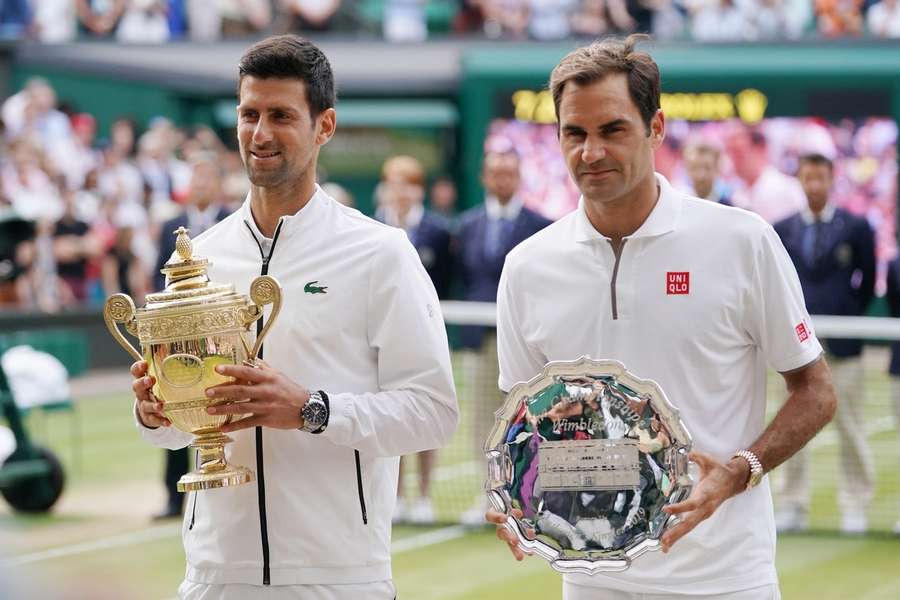 Djokovic venceu Wimbledon em 2019 contra Federer