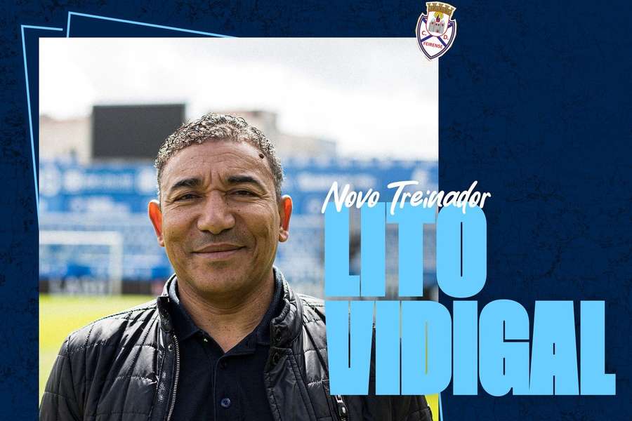 Lito Vidigal assume comando técnico do Feirense