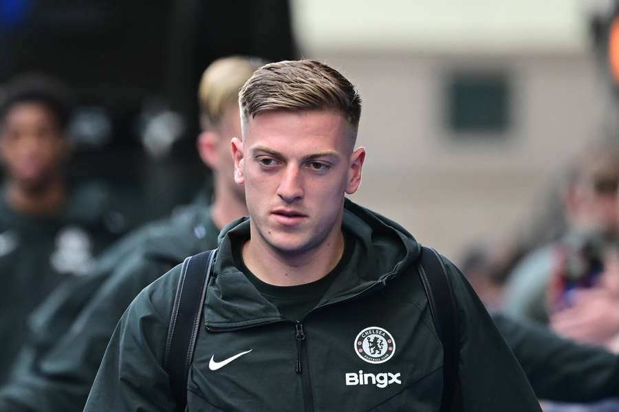 Chelsea striker Liam Delap' Chelsea striker Liam Delap'