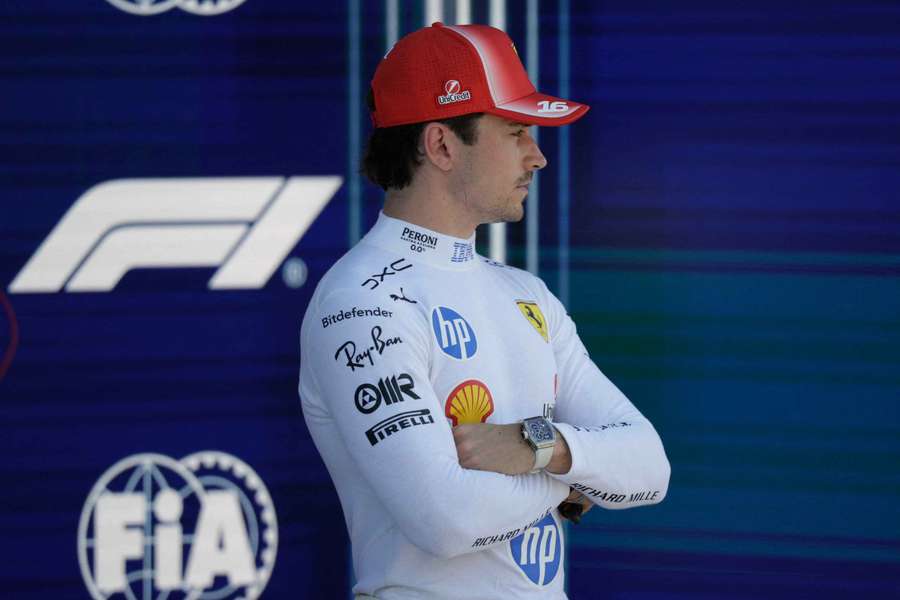 Charles Leclerc em Miami.