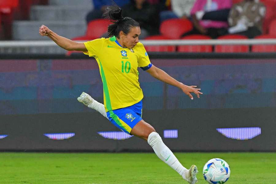 Marta, con Brasil