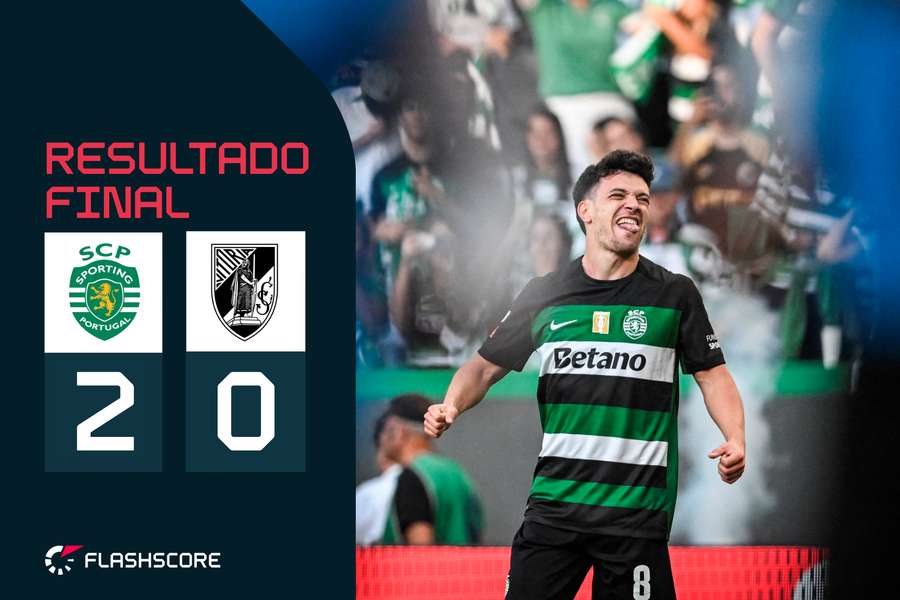 Pedro Gonçalves marcou o primeiro golo do título