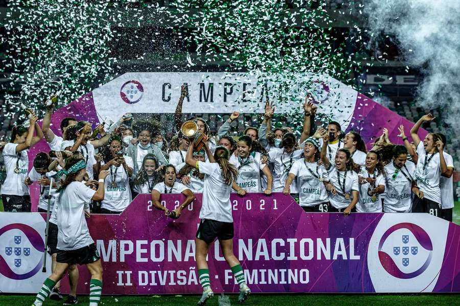 Beatriz Conduto foi campeã com a equipa B do Sporting
