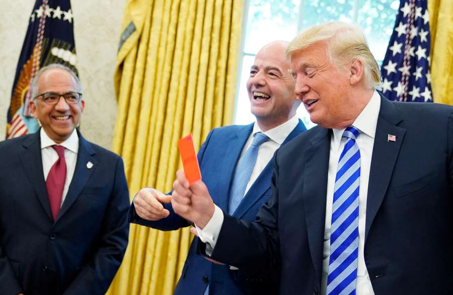 Infantino e Trump Infantino e Trump