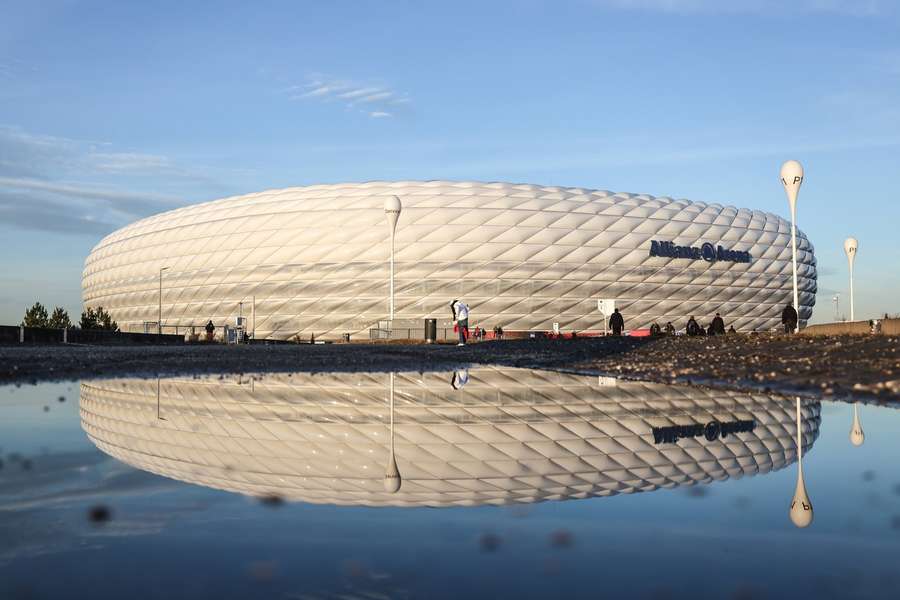 Die Allianz Arena in München Die Allianz Arena in München